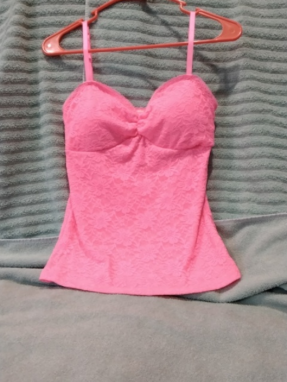 Lacey Hot Pink Tank Top